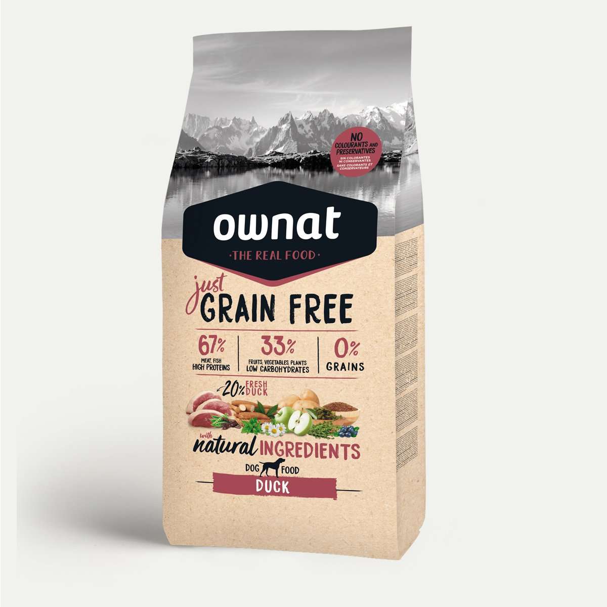 Ownat Dog Just Grain Free Pato