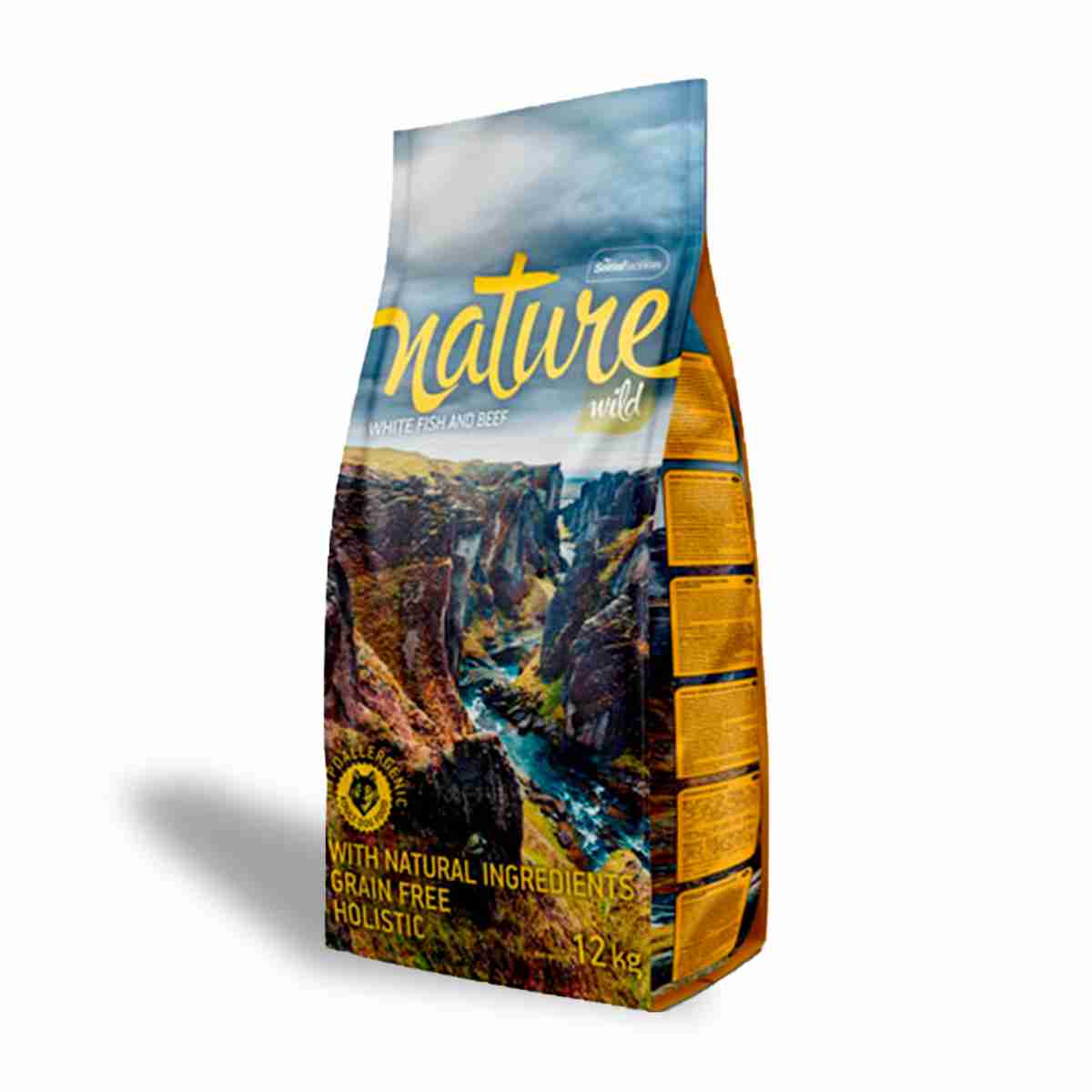 pienso satisfaction nature wild pescado blanco y ternera para perros