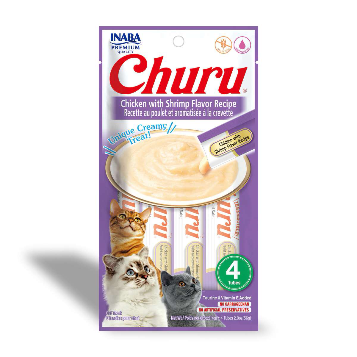 inaba churu pollo con gambas