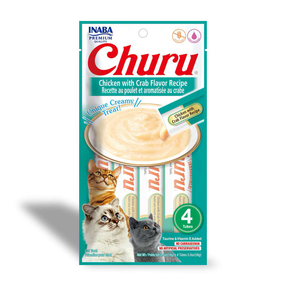 CHURU Cat Receta Pollo con Cangrejo