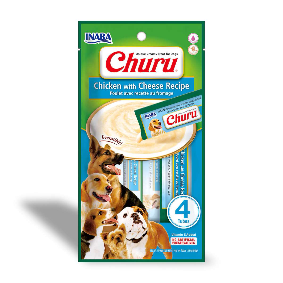 Churu pollo y queso para perros