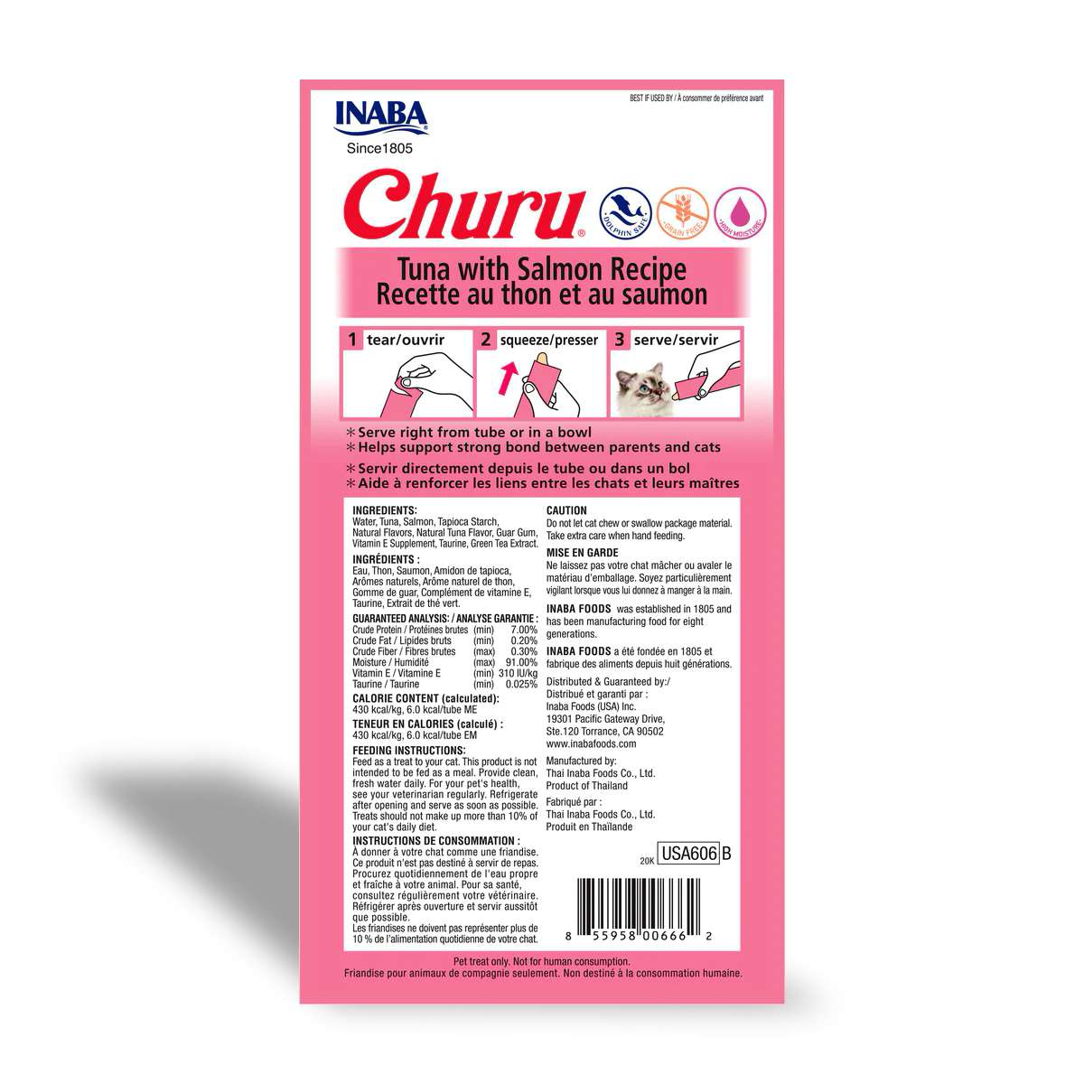 CHURU Cat Receta Atún con Salmón