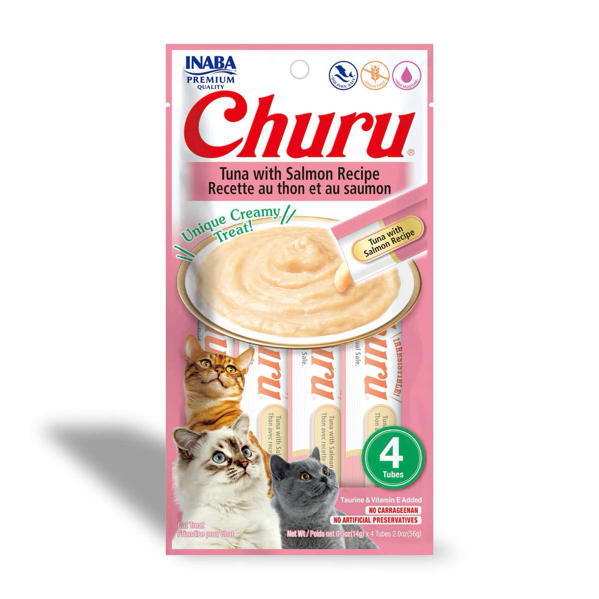 churu atun y salmon para gatos