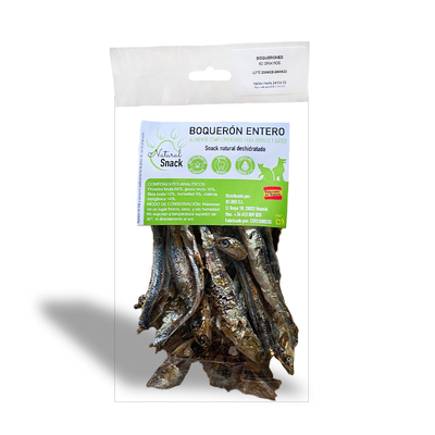 boquerones para perros deshidratados