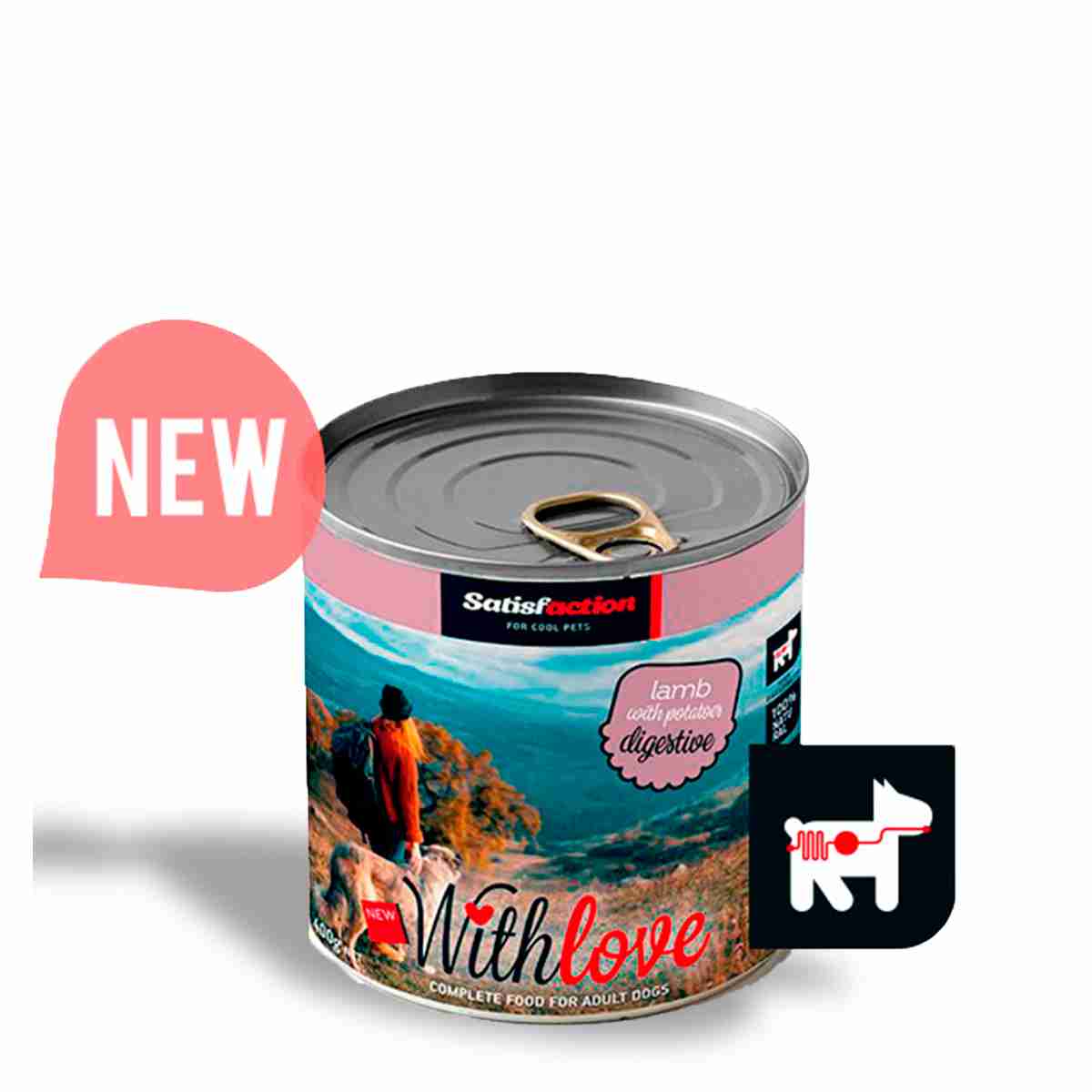 satisfaction with love comida humeda de cordero y patatas para perros