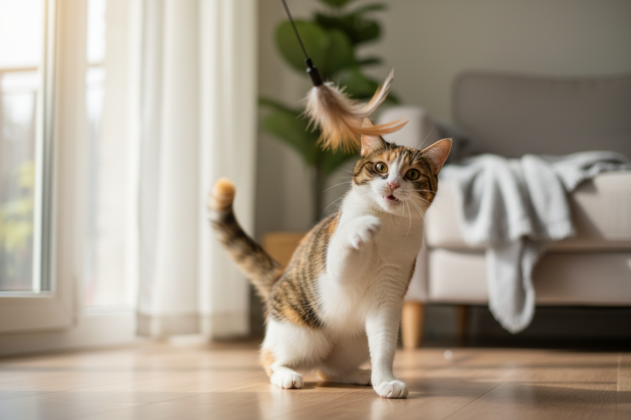 Juguetes para gatos: mucho más que un capricho