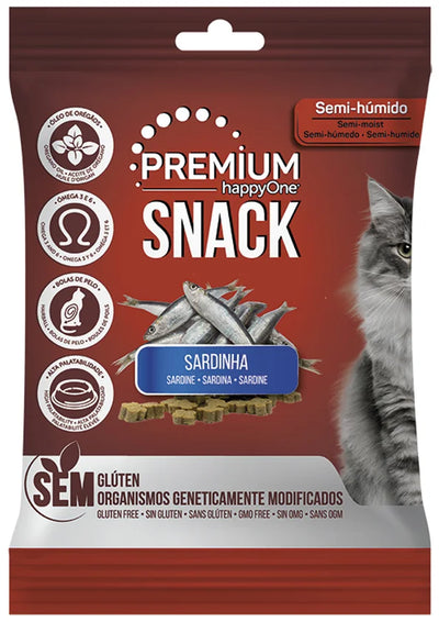 Snack Happy One Premium Gato - Sardina
