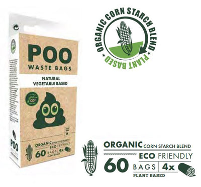 Eco Poo Hygienic Bags - Pack 4 units.