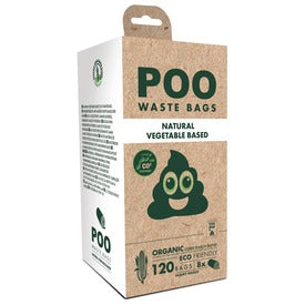 Natural Eco Poo Hygienic Bags - Pack 8 units.