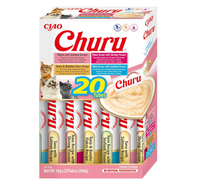 CHURU Cat Mega Pack Marisco 20 uds