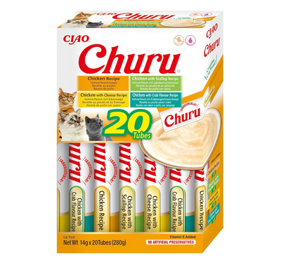 CHURU Cat Mega Pack Pollo 20 uds