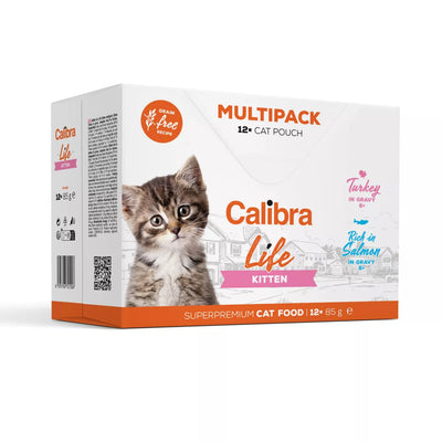 Calibra Life Cat Pouch Kitten Multipack 