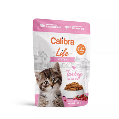 Calibra Life Cat Pouch Kitten Pavo