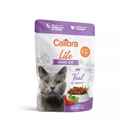 Calibra Life Cat Pouch Ternera