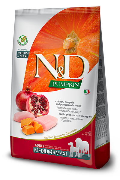 N&D Dog Pumpkin Medium-Maxi Pollo & Granada