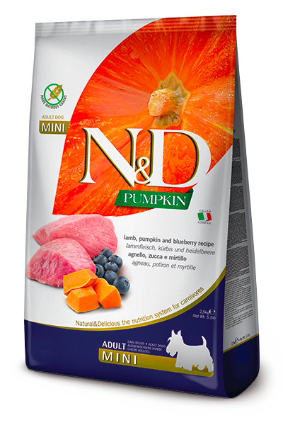 N&amp;D Dog Pumpkin Mini Lamb &amp; Blueberries 