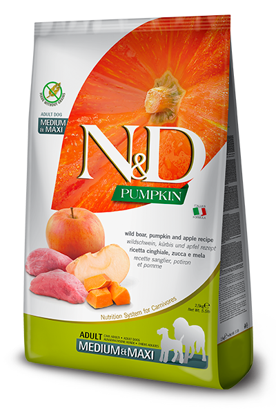 N&D Dog Pumpkin Medium-Maxi Jabalí & Manzana