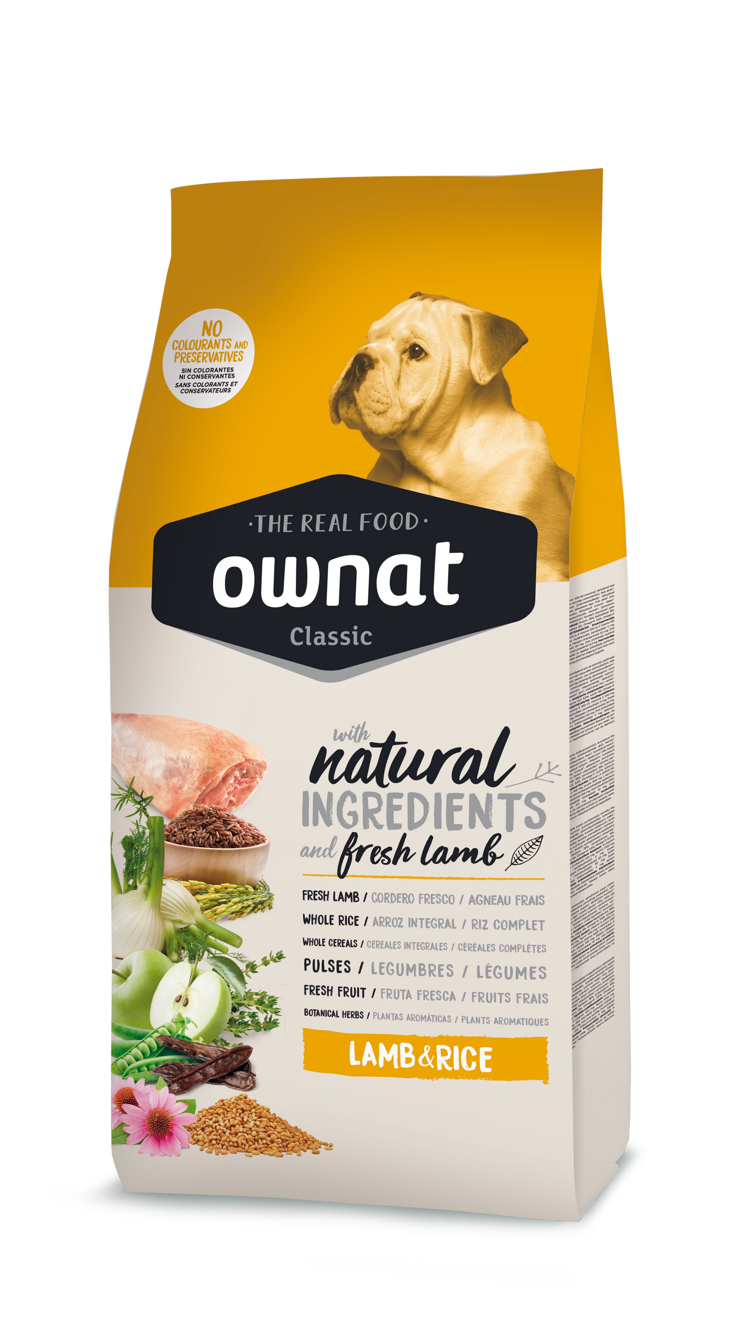 Ownat Dog Classic Cordero y Arroz