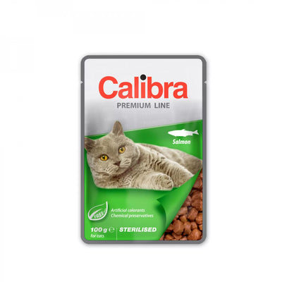 Calibra Premium Cat Pouch Esterilizado Salmón