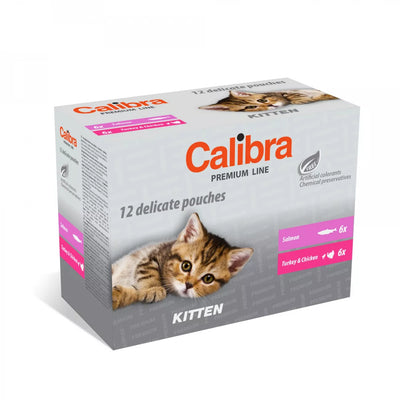 Calibra Premium Cat Pouch Kitten Multipack 