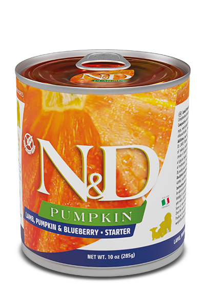 N&amp;D Dog Pumpkin Tin Starter Lamb 