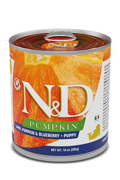 N&D Dog Pumpkin Lata Puppy Cordero