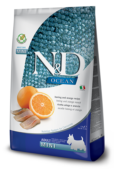 N&D Dog Ocean Mini Arenques & Naranja