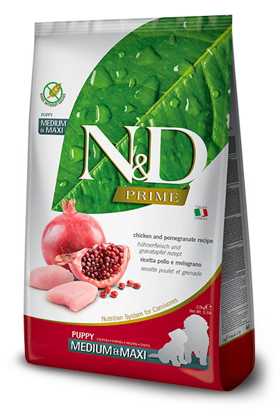 N&amp;D Dog Prime Puppy Medium-Maxi Chicken &amp; Pomegranate 