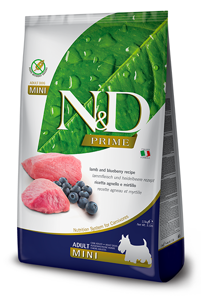 N&amp;D Dog Prime Mini Lamb &amp; Blueberries 