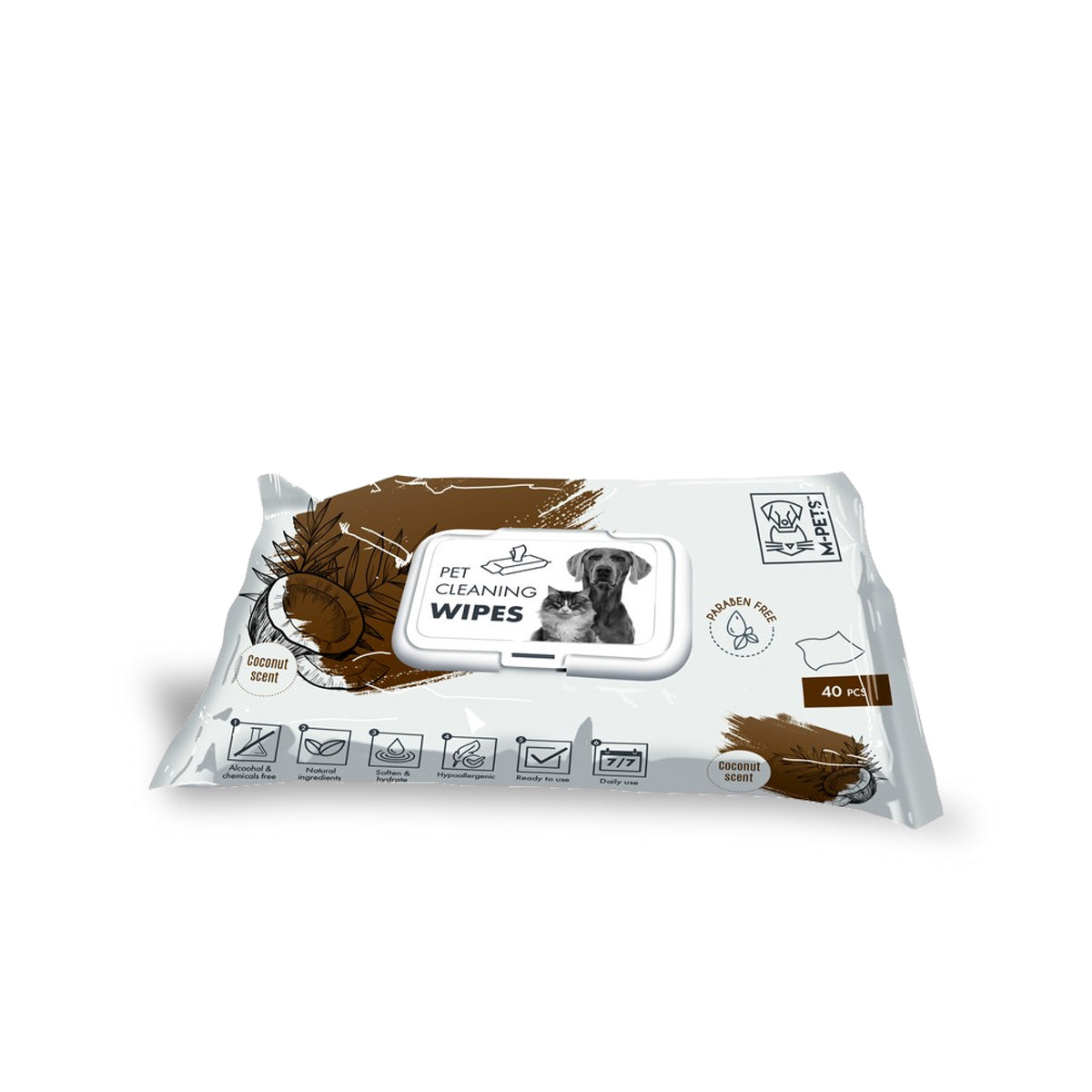 M-Pets Coconut Wipes