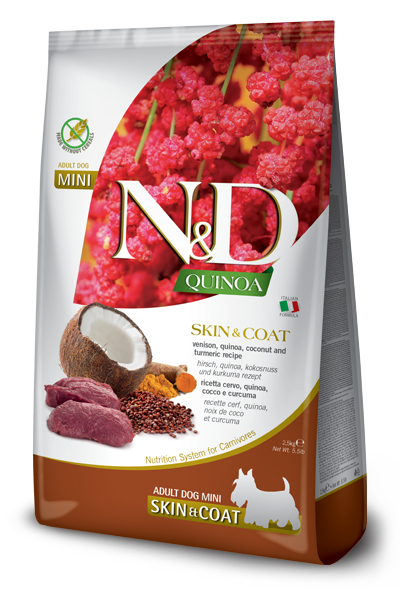 N&amp;D Dog Quinoa Skin &amp; Coat Mini - Venison &amp; Coconut 