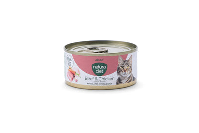 Natura Diet Cat Húmedo Ternera y Pollo