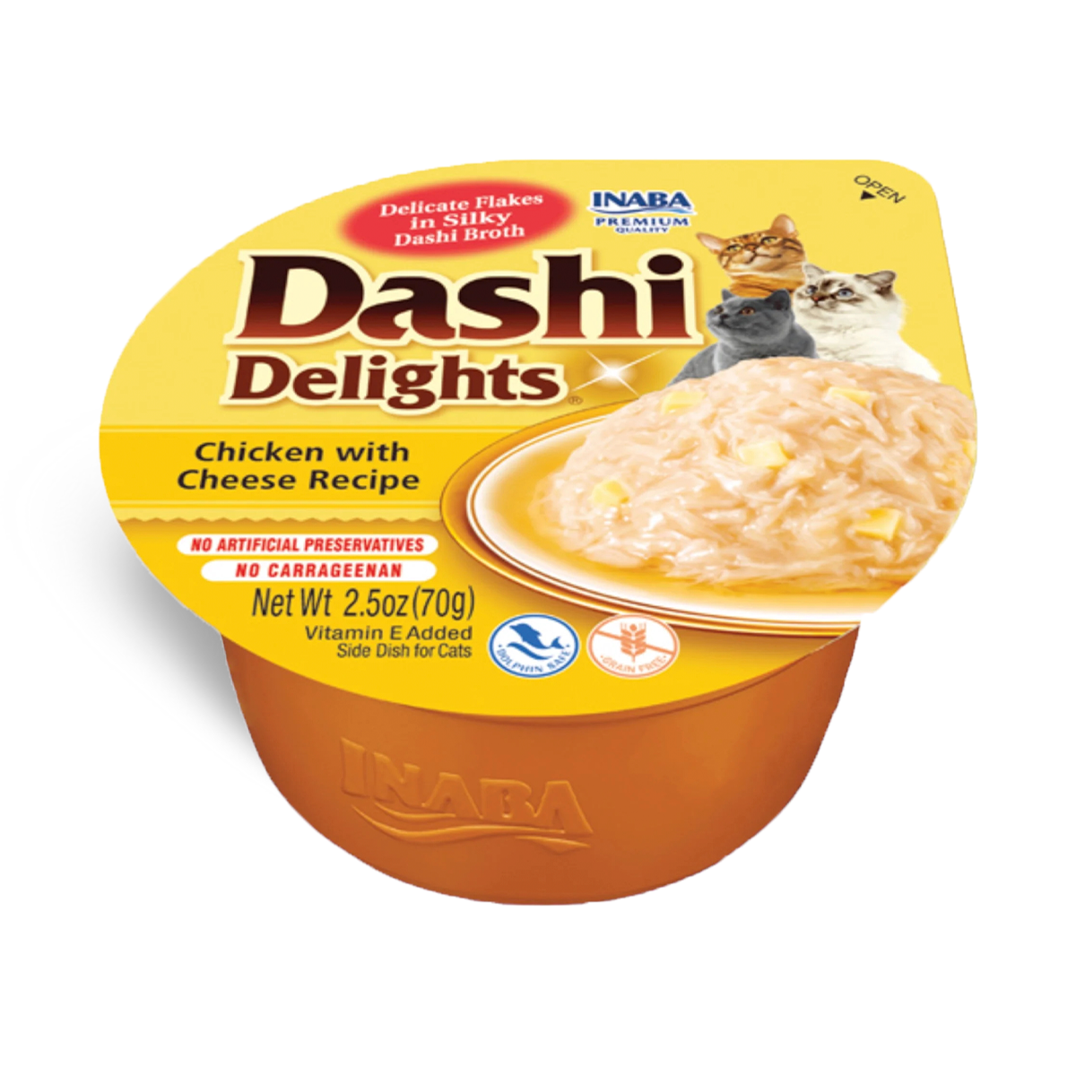 Ciao Dashi Delights de pollo con queso complemento alimentario para gatos