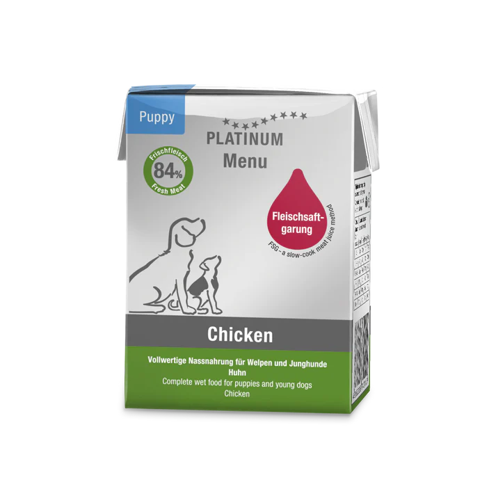 Platinum Menú Puppy de Pollo