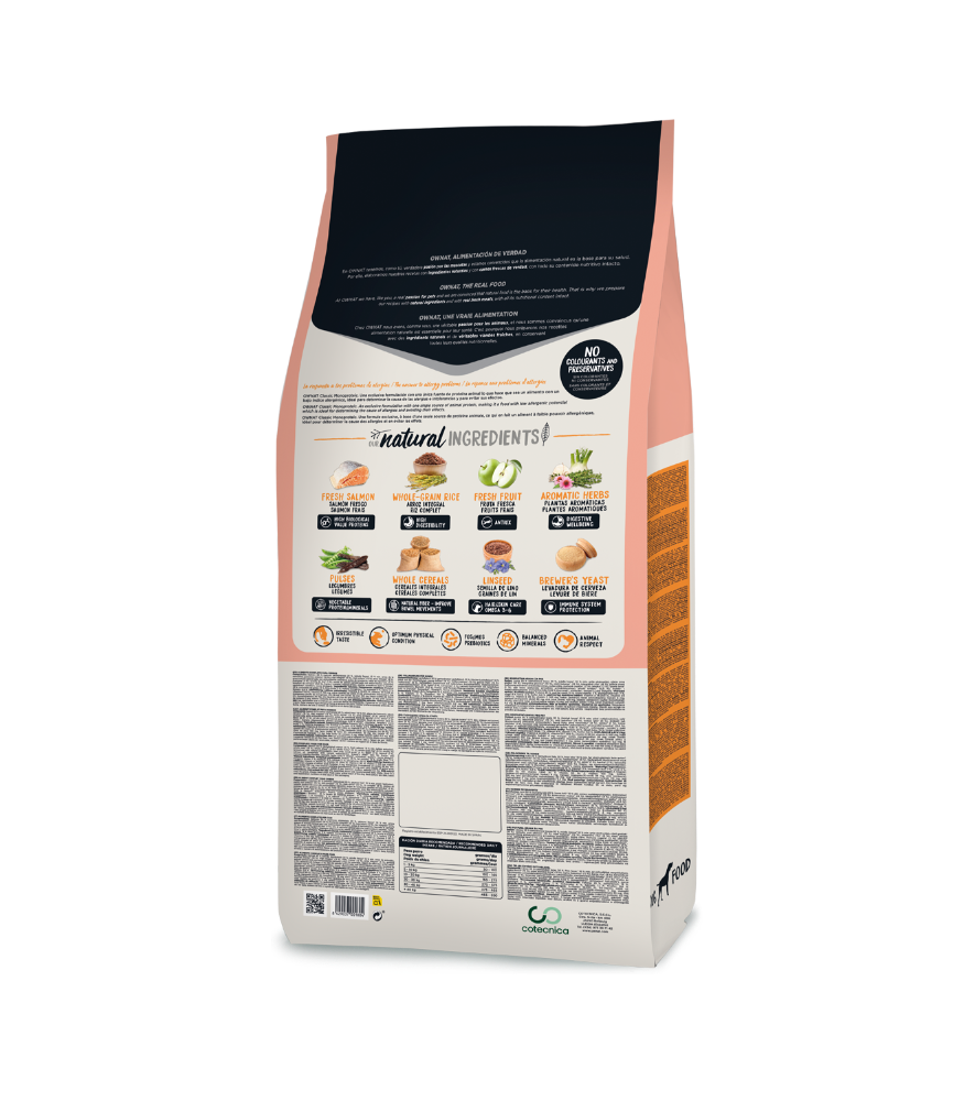 Ownat Dog Classic Salmon Monoproteic