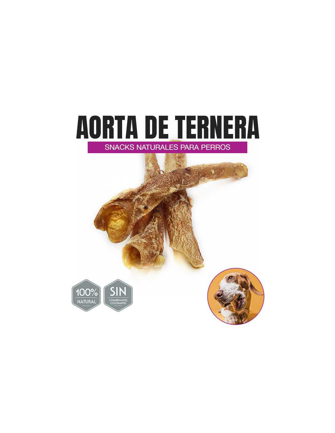 Snack Natural Aortas de Ternera