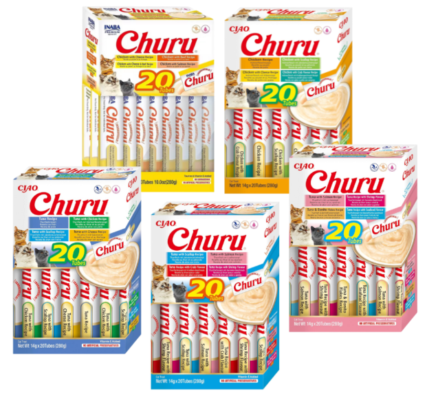 CHURU Cat Mega Pack Marisco 20 uds