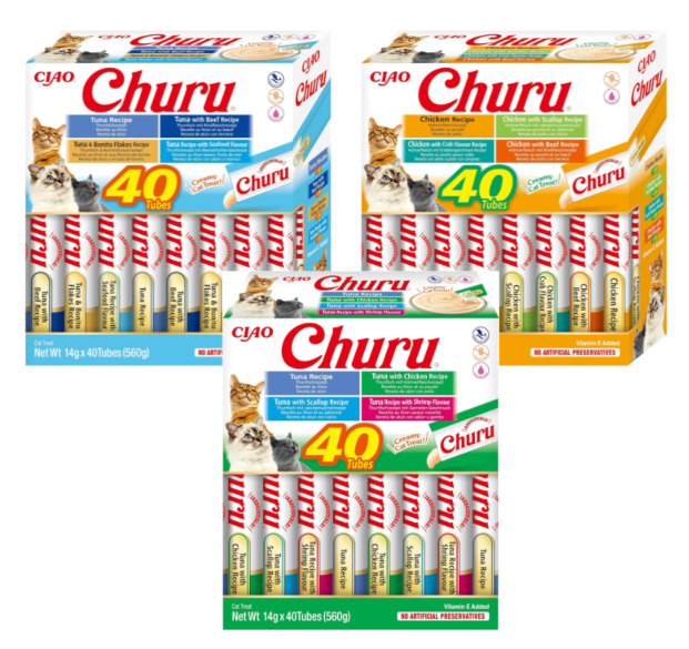 CHURU Cat Mega Pack 40 uds
