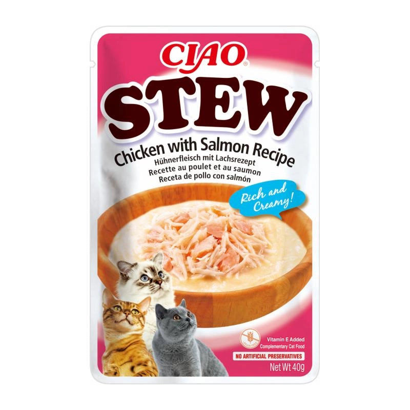 CHURU Cat Stew Guiso de Salmón con Pollo