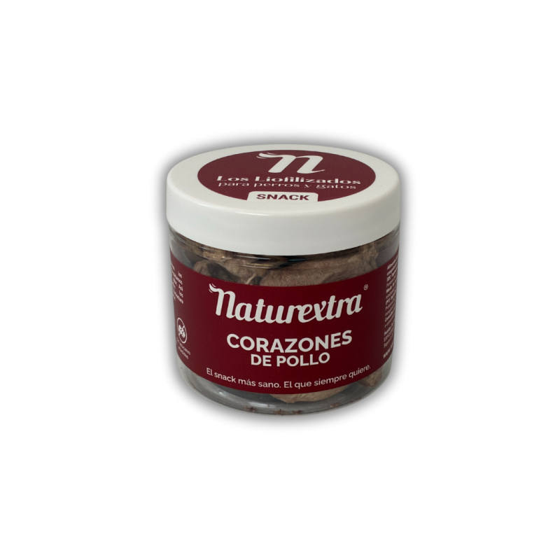 Naturextra Corazones de Pollo Liofilizados