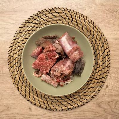 Natuka Menú BARF de Trozos de Cordero y Pavo