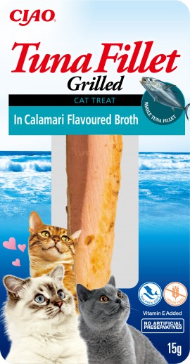 CHURU Cat Fillet - Atún en Caldo de Calamar