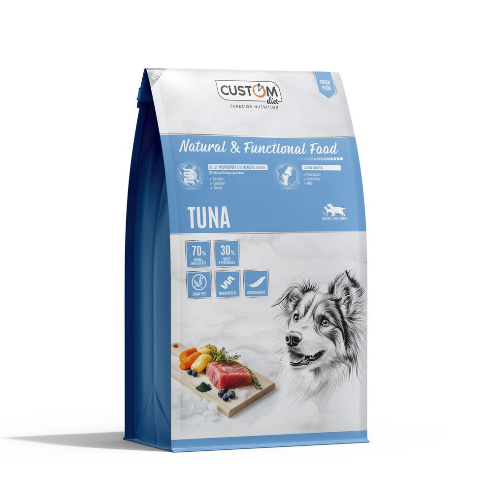 Custom Diet Tuna and Vegetable Dinner