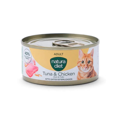Natura Diet Cat Húmedo Atún y Pollo