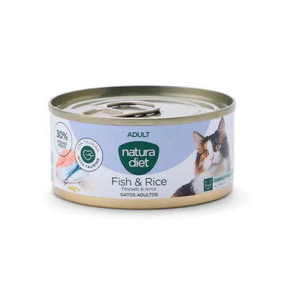 Natura Diet Cat Húmedo Pescado y Arroz