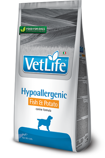 VET LIFE DOG HYPOALLERGENIC PESCADO - 2Kg