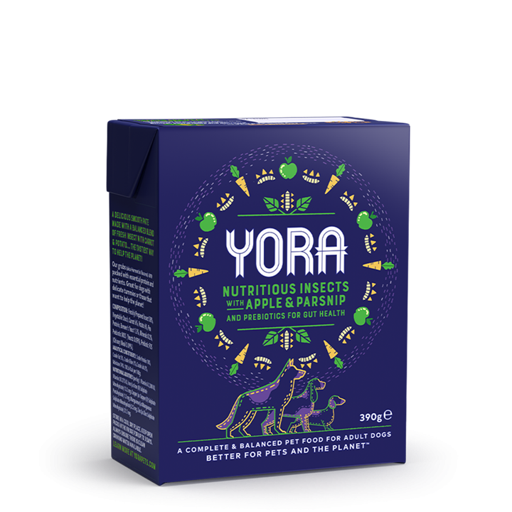 YORA Insectos Paté con Chirivía y Manzana