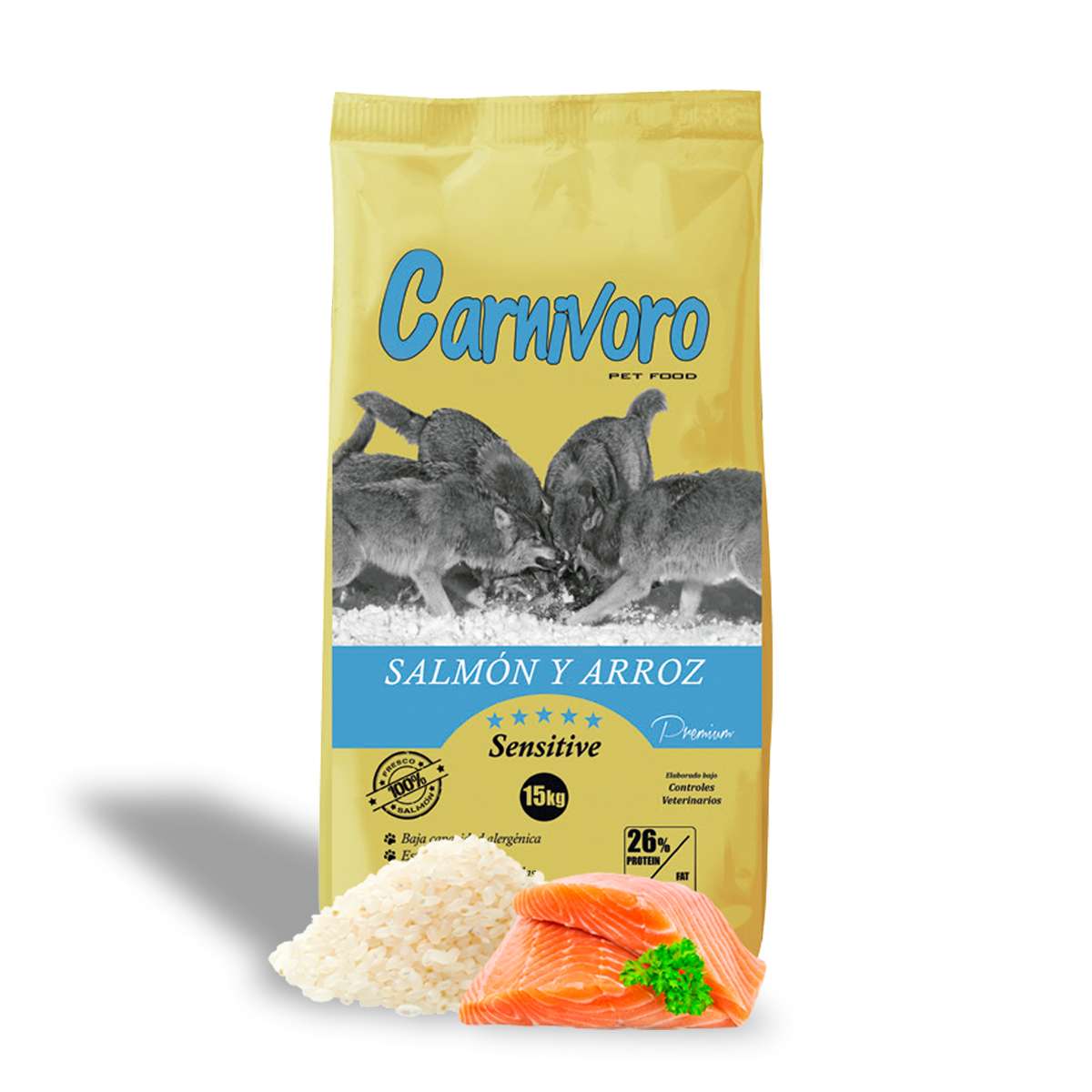 carnivoro salmon y arroz (sensitive)