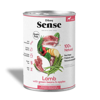 dibaq sense cordero comida humeda para perros