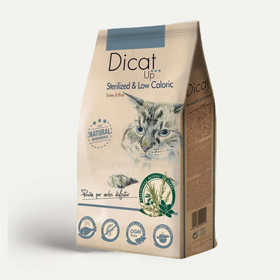 Dicat Up Sterilized & Low Caloric pavo y arroz